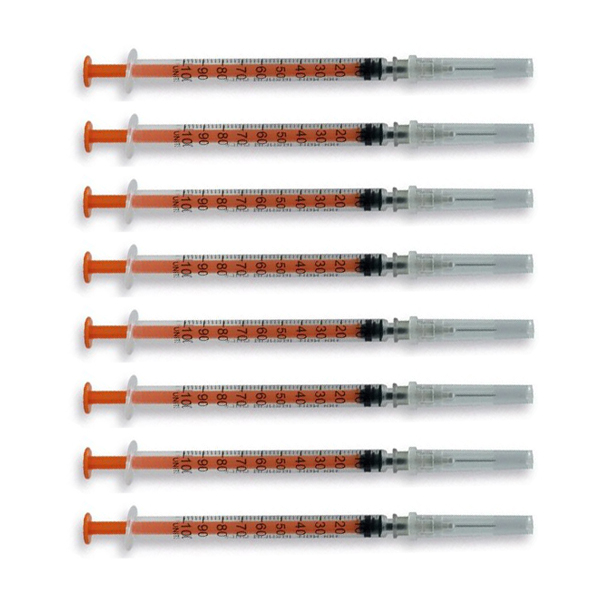 سرنگ انسولین وی مد مدل لوئر اسلیپ بسته 100 عددی