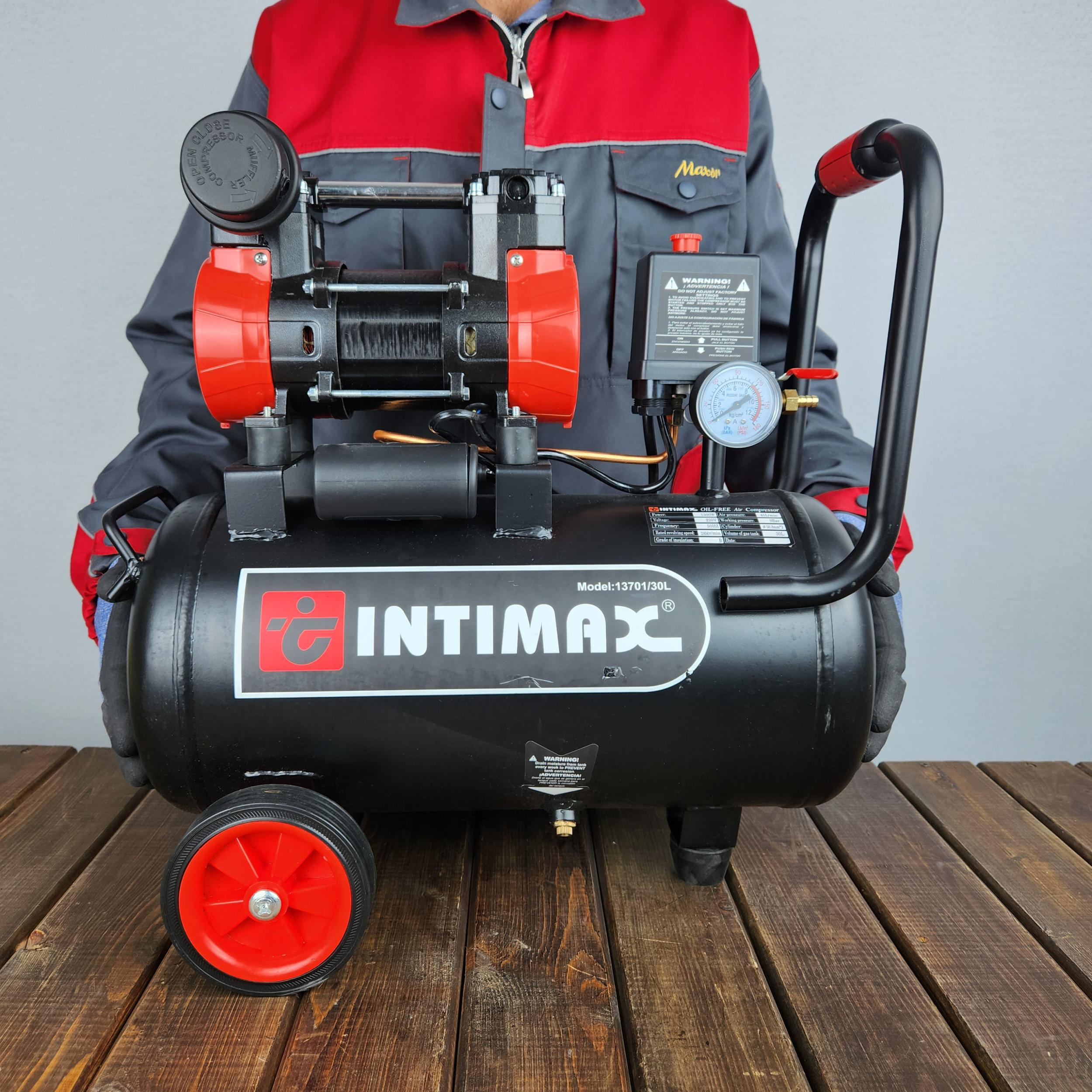 کمپرسور باد صنعتی اینتیمکث کد سایلنت-30L