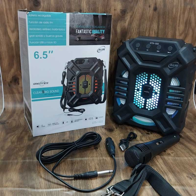 اسپیکر بلوتوثی قابل حمل ای ال دبلیو مدل GTS-1222