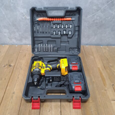 مجموعه 28 عددی دریل پیچ گوشتی شارژی براشلس صنعتی نیو پاور مدل  JAPAN _ TECHNOLOGY