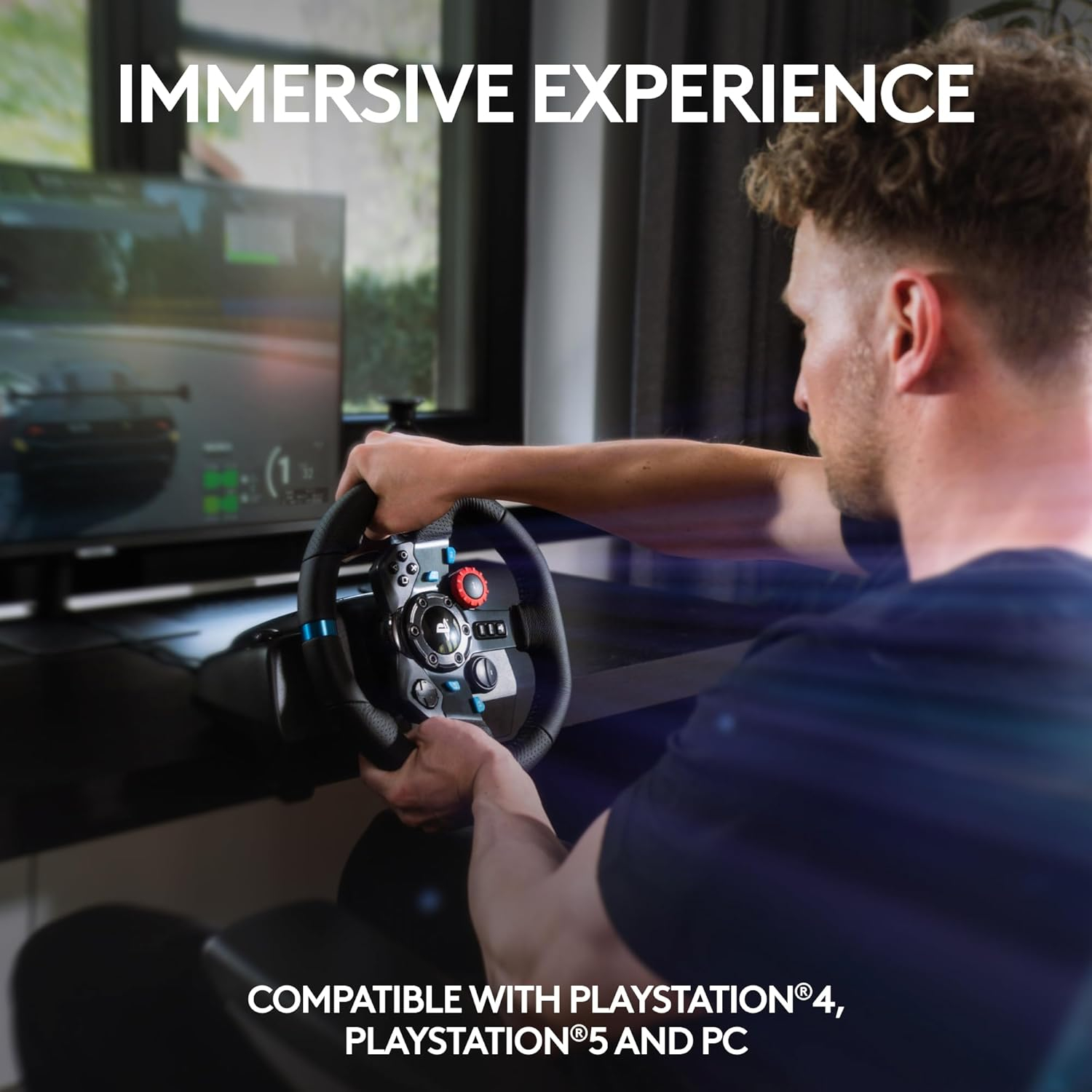فرمان بازی لاجی مدل G29 Driving Force مخصوص PS4/PC