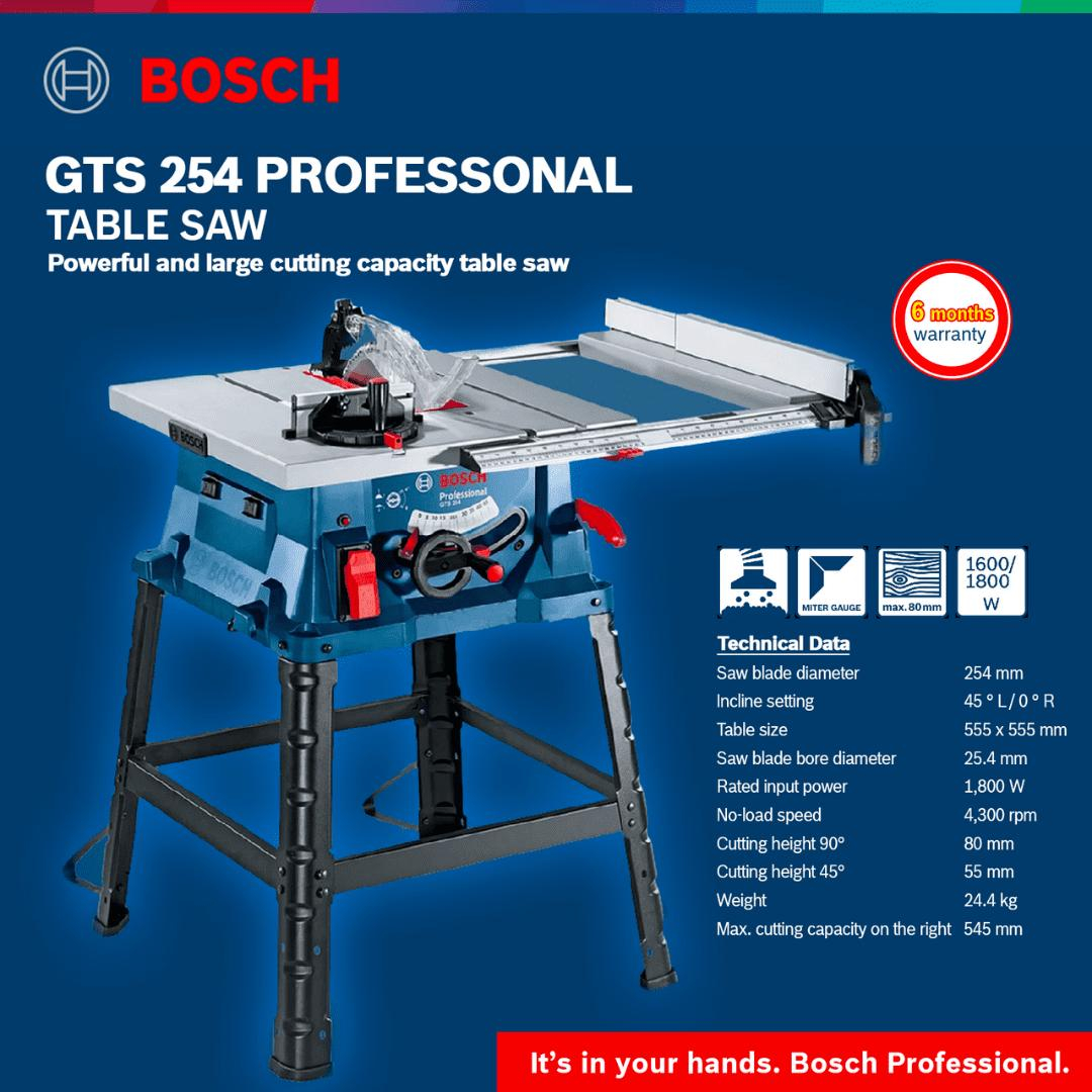 اره میزی بوش مدل حرفه ای GTS - 254 / professional