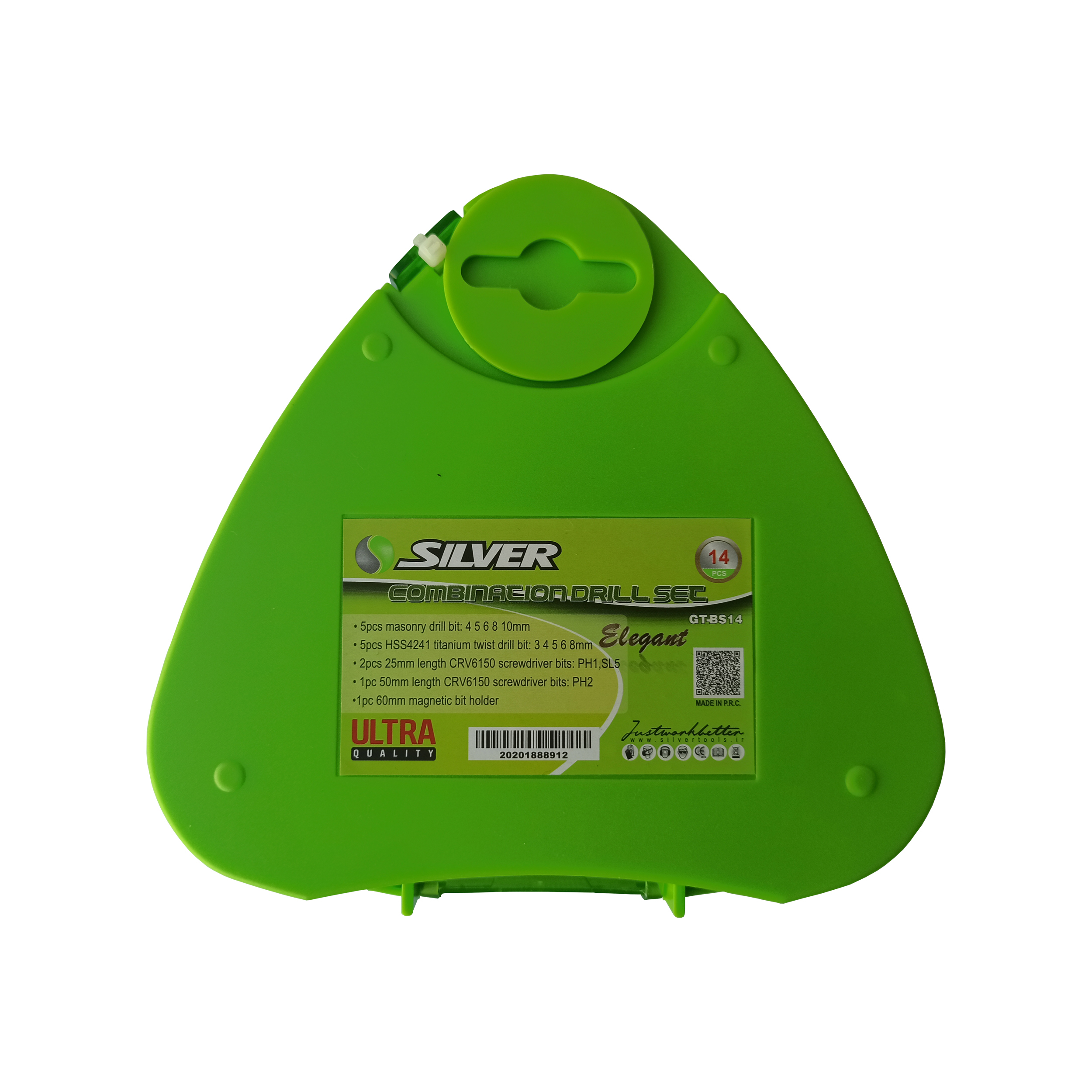 مجموعه 14 عددی مته سیلور مدل GT-BS14