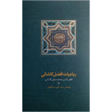 کتاب رباعیات افضل کاشانی اثر علی میرافضلی انتشارات سخن