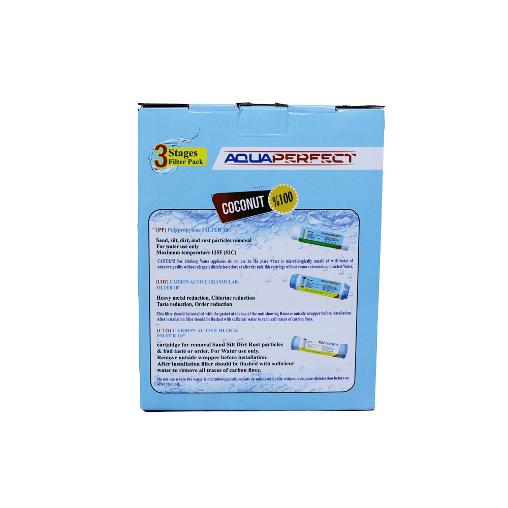 فیلتر دستگاه تصفیه آب آکواپرفکت مدل AP-3S مجموعه 3 عددی