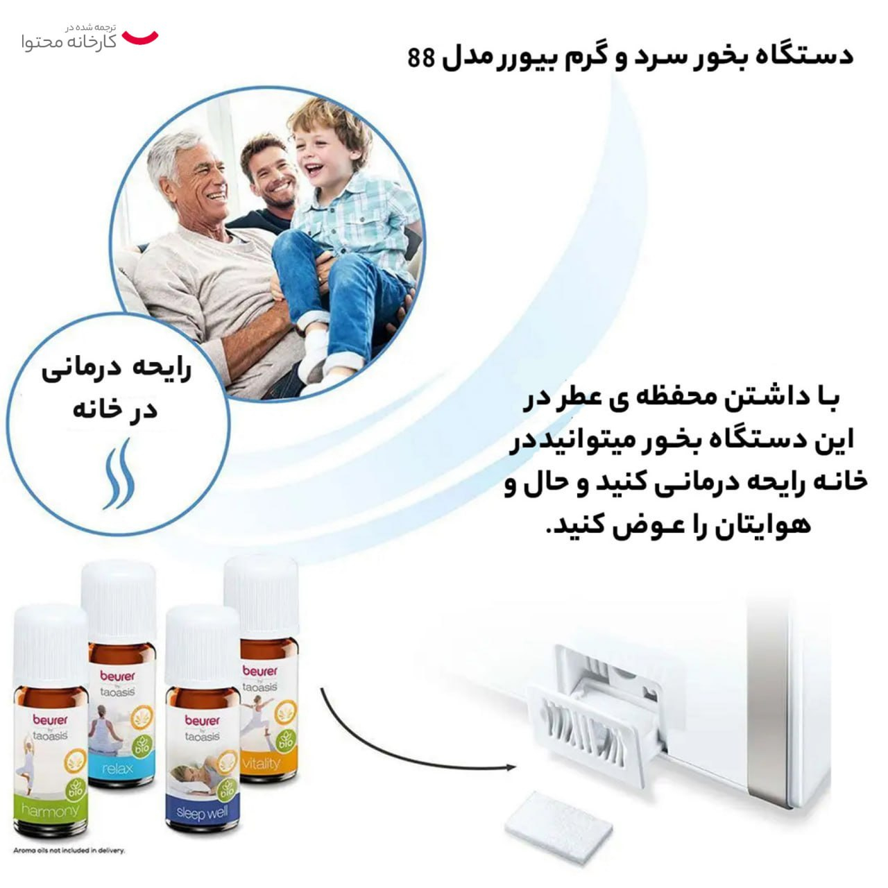 دستگاه بخور سرد و گرم بیورر مدل 88