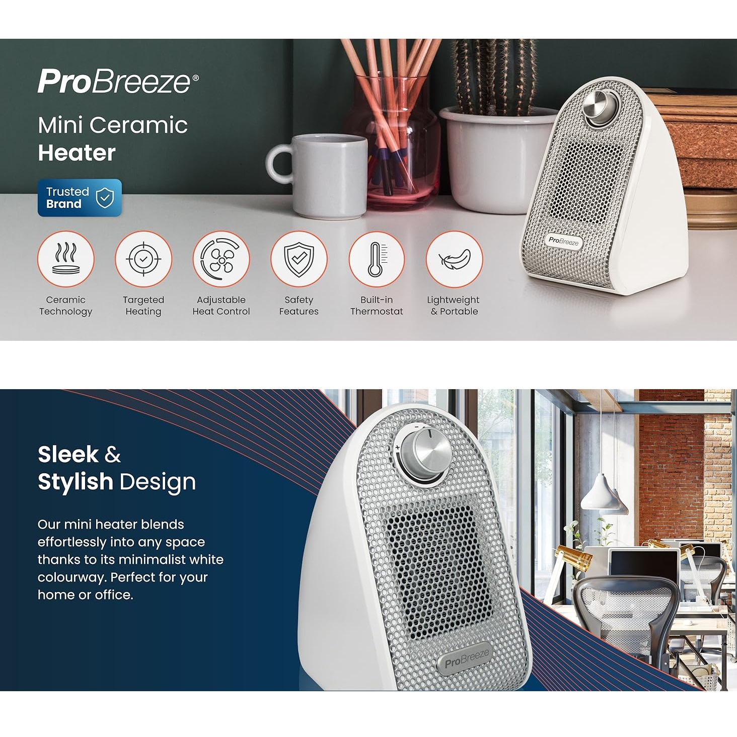 بخاری برقی پرو بریز مدل MINI