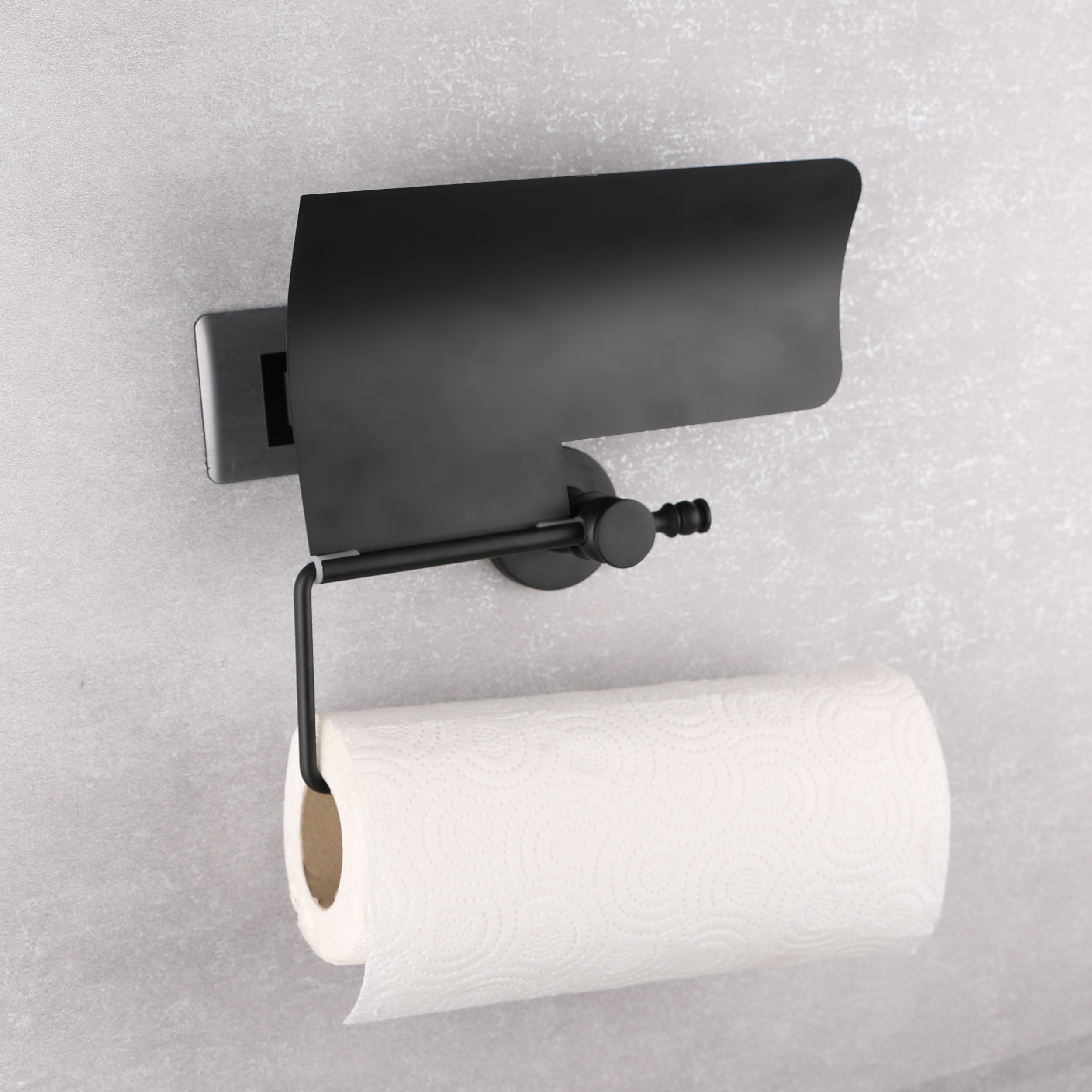 پایه رول دستمال کاغذی دلفین مدل JX-rolcover-L-BL