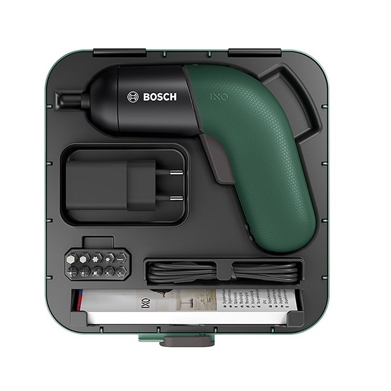 پیچ گوشتی شارژی بوش مدل IXO مجموعه 13 عددی