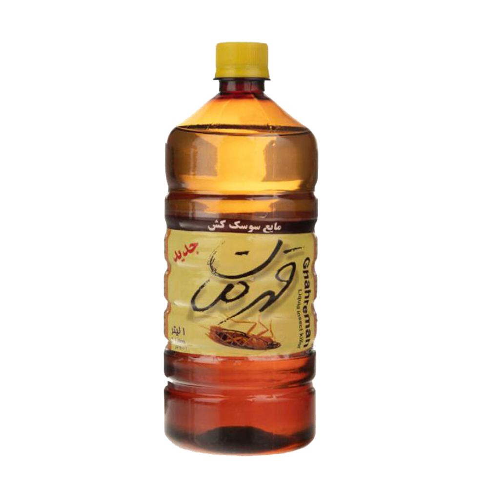 مایع سوسک کش و حشره کش قهرمان مدل New حجم 1 لیتر بسته 12 عددی