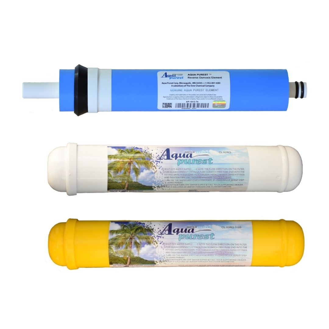 فیلتر دستگاه تصفیه آب آکوا پیورست مدل RO-NEW 007 مجموعه 7 عددی