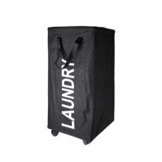سبد رخت چرک مدل چرخ دار طرح LAUNDRY