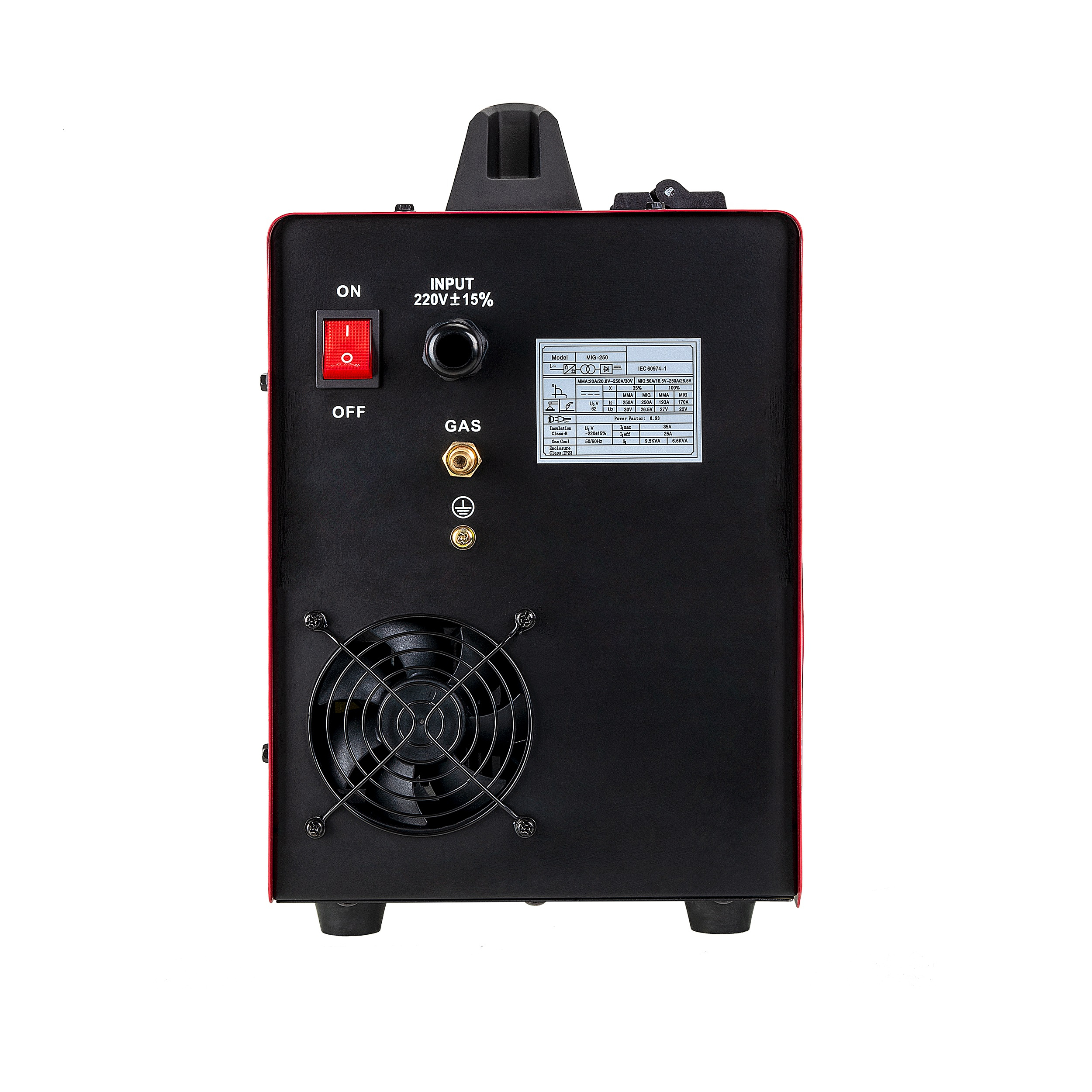 دستگاه جوش 250 آمپر تایگر تولز مدل 250MIG-TIG-MMA-TURBO-Co2