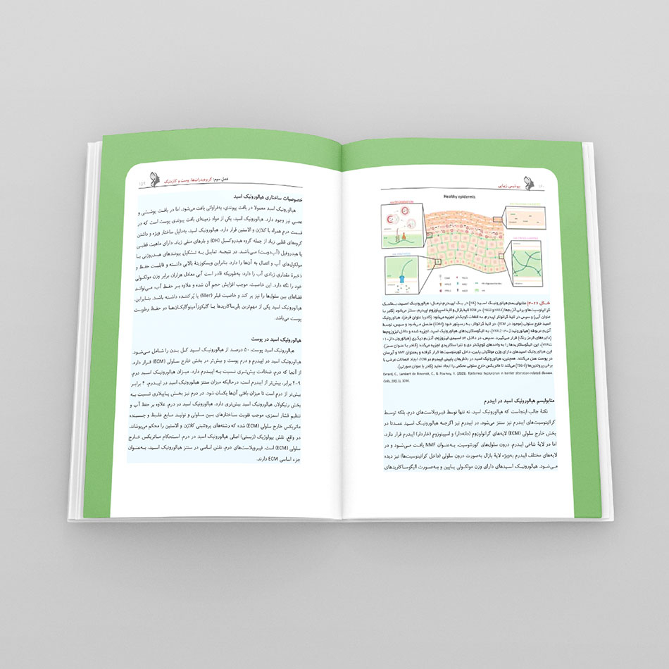 کتاب بیوشیمی زیبایی اثر دکتر لیلا جمالزاده انتشارات اندیشه کهن