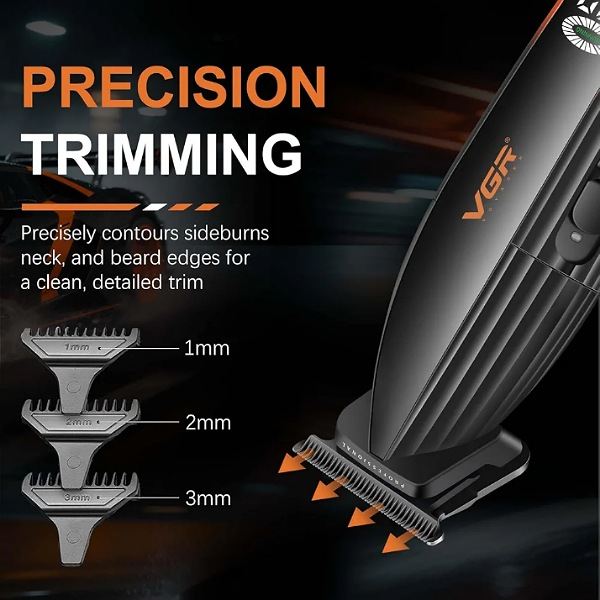 ماشین اصلاح موی سر و صورت شارژی وی جی ار مدل V-899T