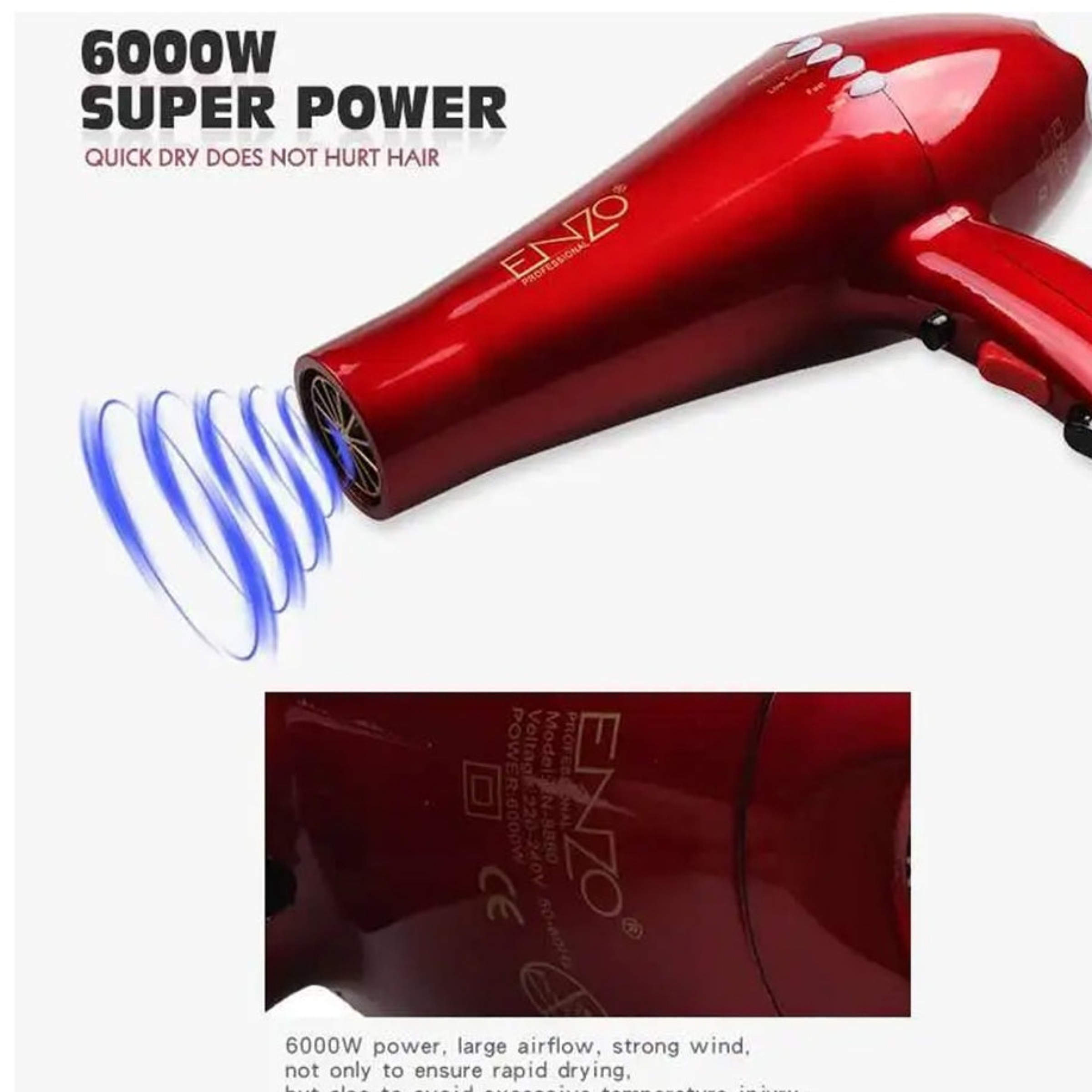 سشوار حرفه ای انزو پروفیشینال مدل en-8860