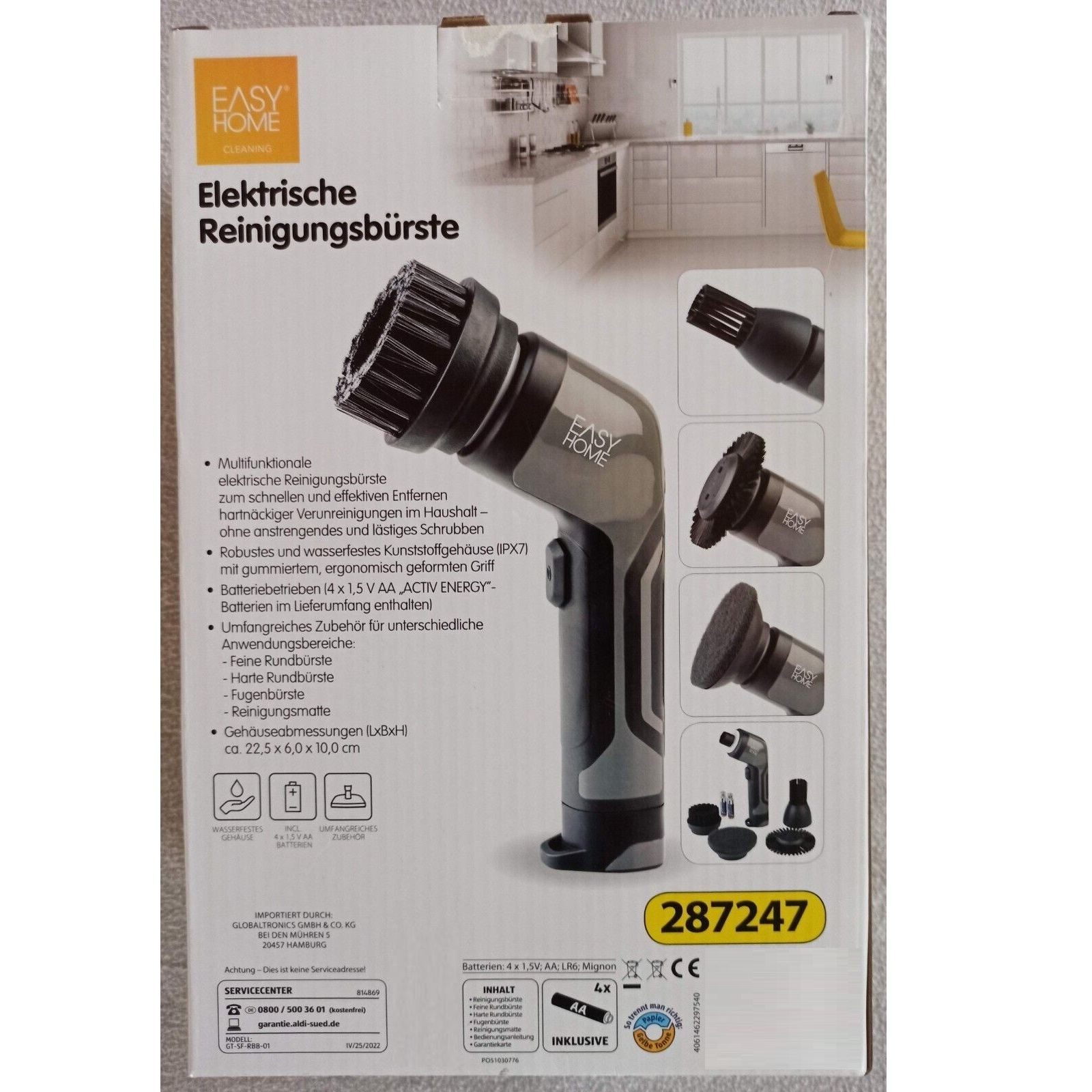 برس شستشو ایزی هوم مدل GT-SF-RBB-01