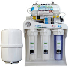 دستگاه تصفیه کننده آب آکوآ اسپرینگ مدل UF - SF5000 به همراه فیلتر تصفیه آب کد 01 مجموعه 3 عددی
