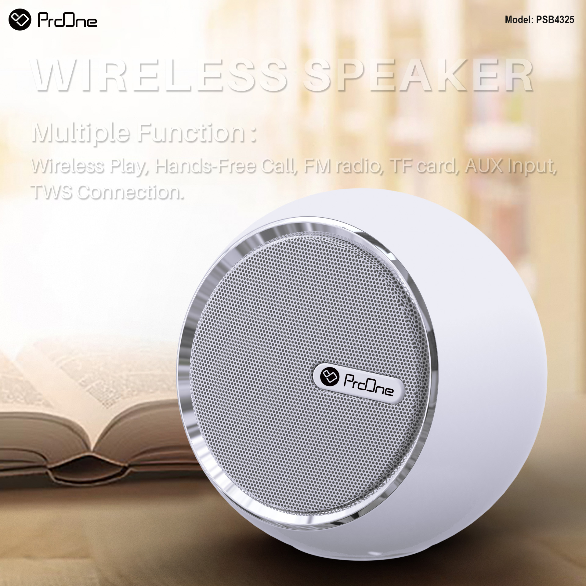 اسپیکر بلوتوثی قابل حمل پرووان مدل PSB4325