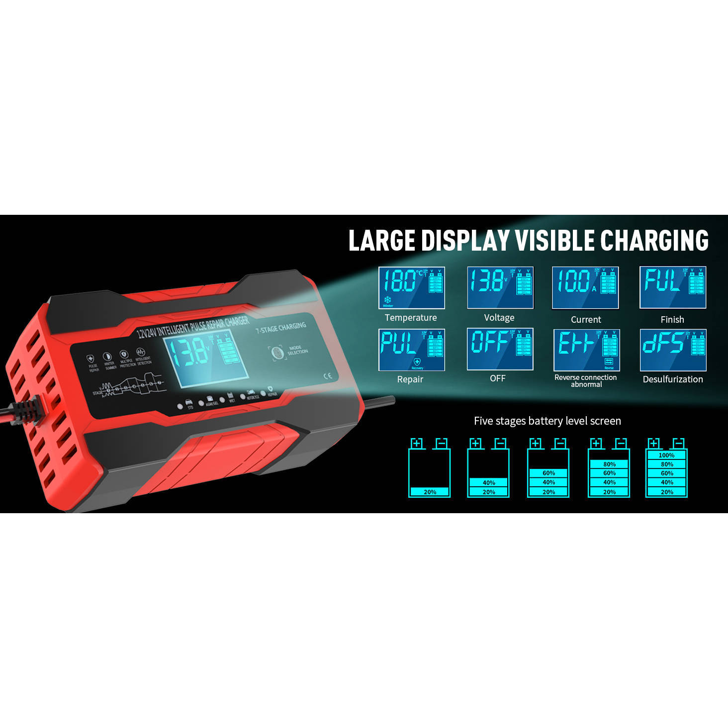 شارژر باتری تیانی مدل 121001A پیشرفته