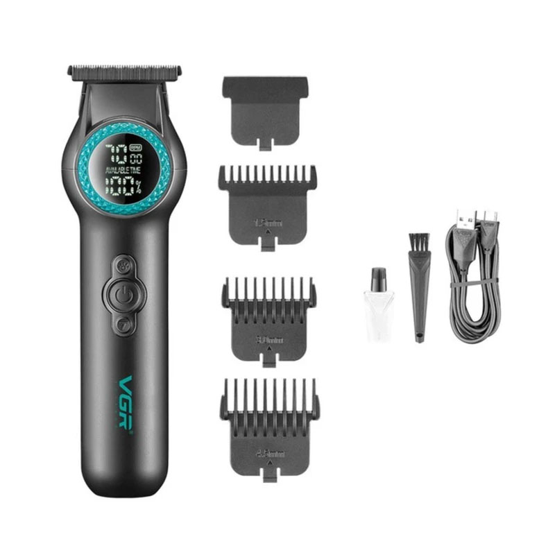 ماشین اصلاح موی سر و صورت شارژی وی جی ار مدل V-990(Gold)