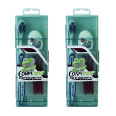 ست مراقبت از دهان و دندان کانفیدنت مدل ارتودنسی مجموعه 2 عددی