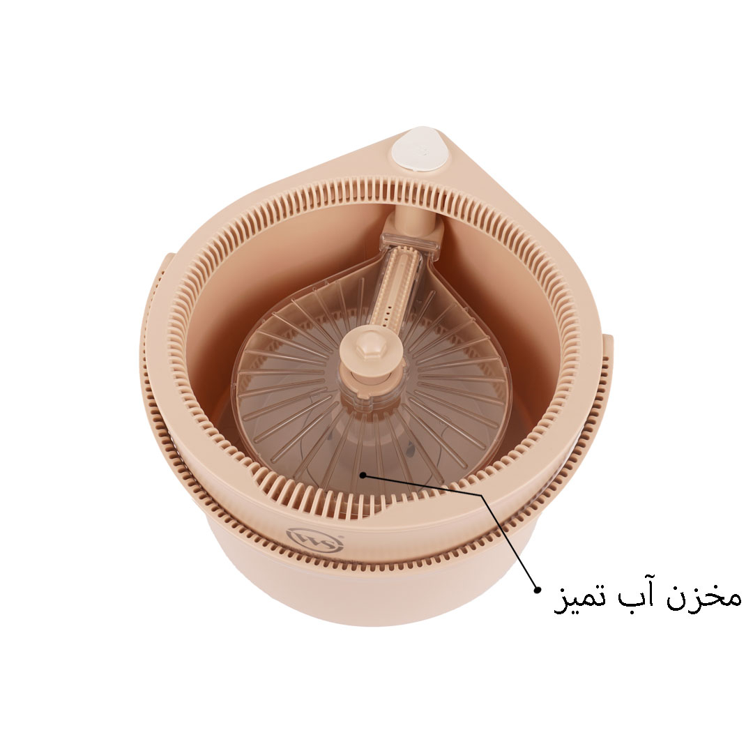 زمین شوی چرخشی دبلیو اس مدل اشکی به همراه سری یدک