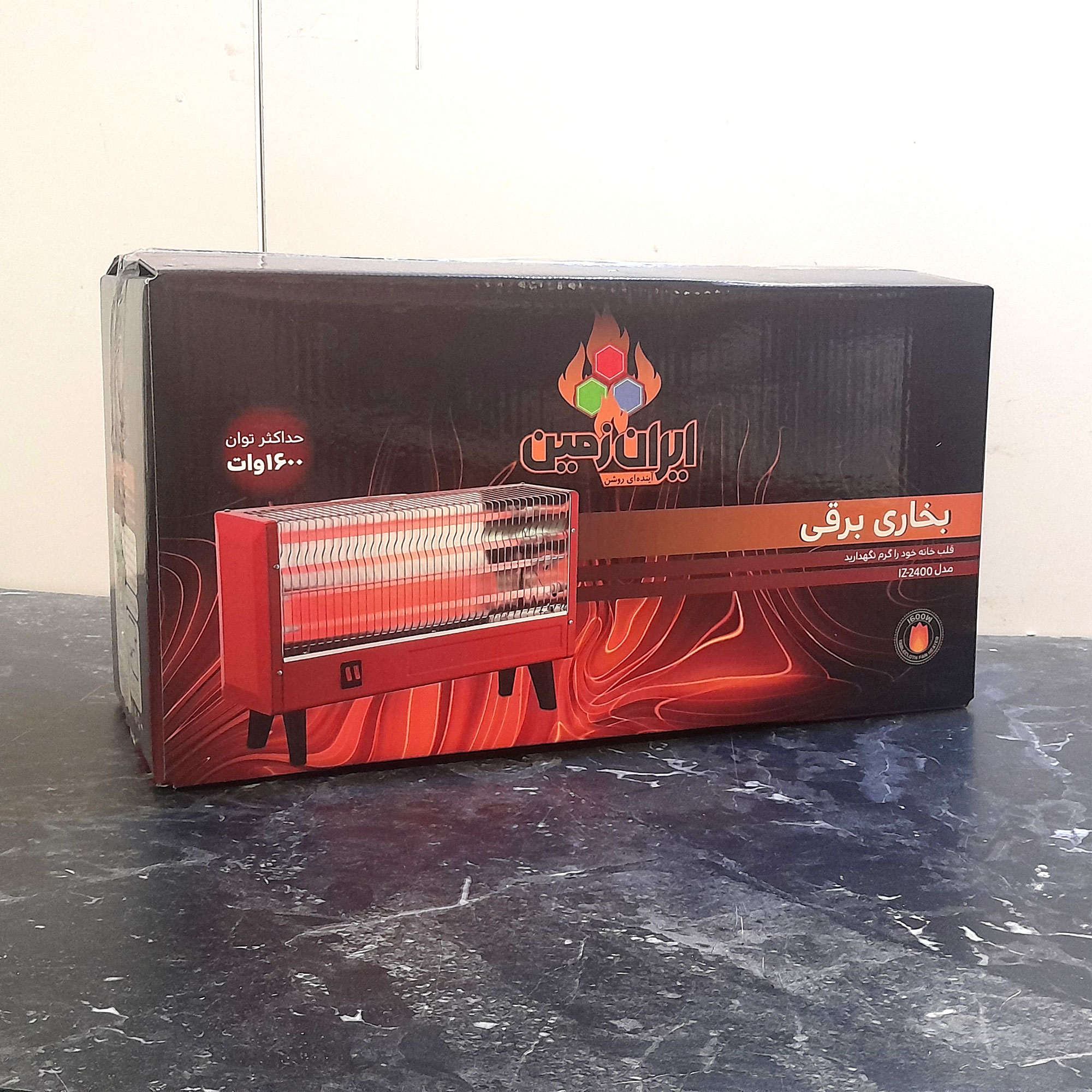 المنت بخاری برقی ایران زمین مدل 2400