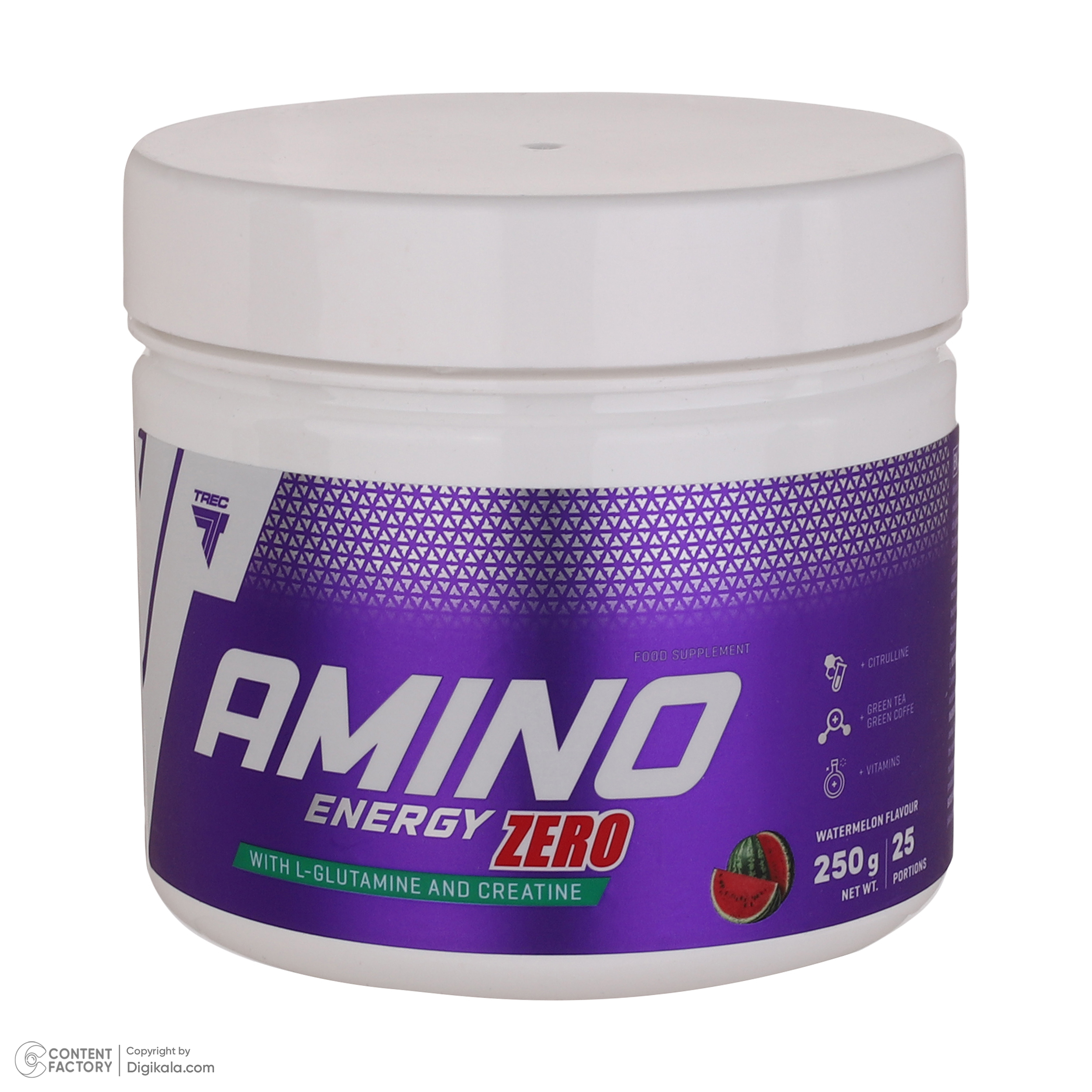 پودر آمینو با طعم هندوانه ترک نوتریشن وزن 250 گرم