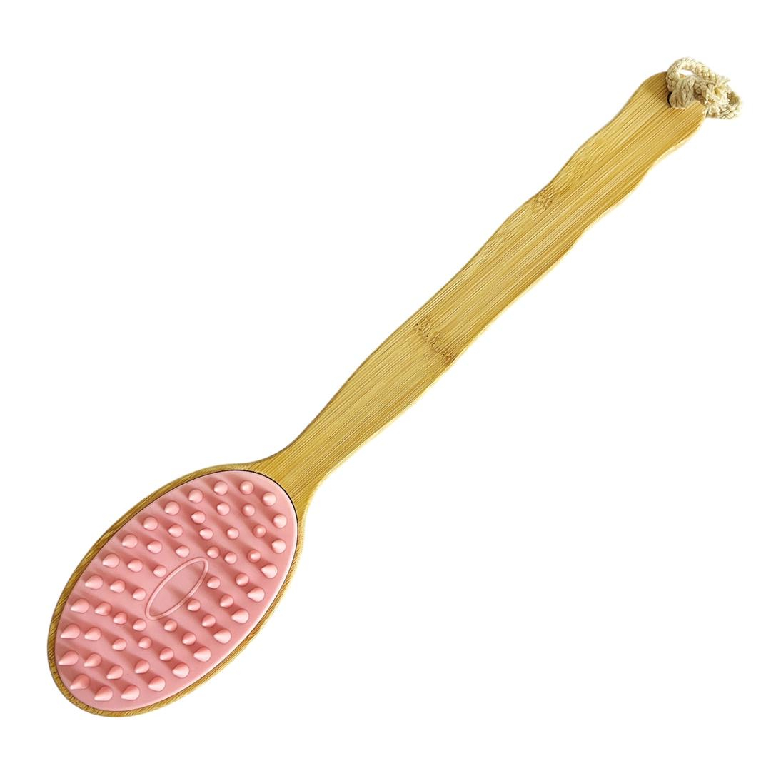 ماساژور سر و بدن مدل سیلیکونی دسته دار کد 13593