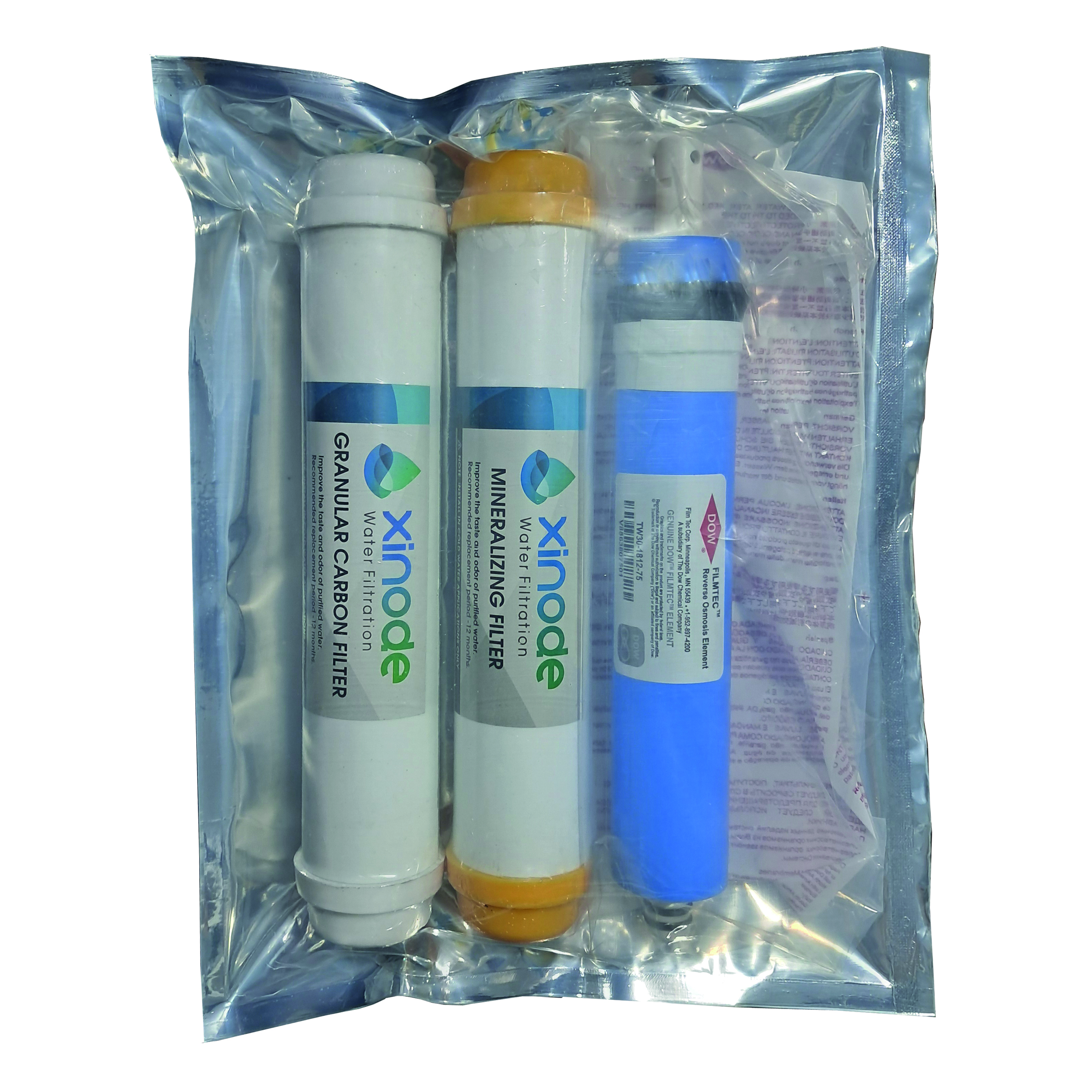 فیلتر دستگاه تصفیه آب زینود مدل کیسی RO-CXF406 مجموعه 3 عددی