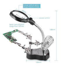 گیره مونتاژ مدل TE-801 به همراه ذره بین