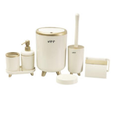 ست سرویس بهداشتی 6 پارچه مدل ماهور سری طلایی