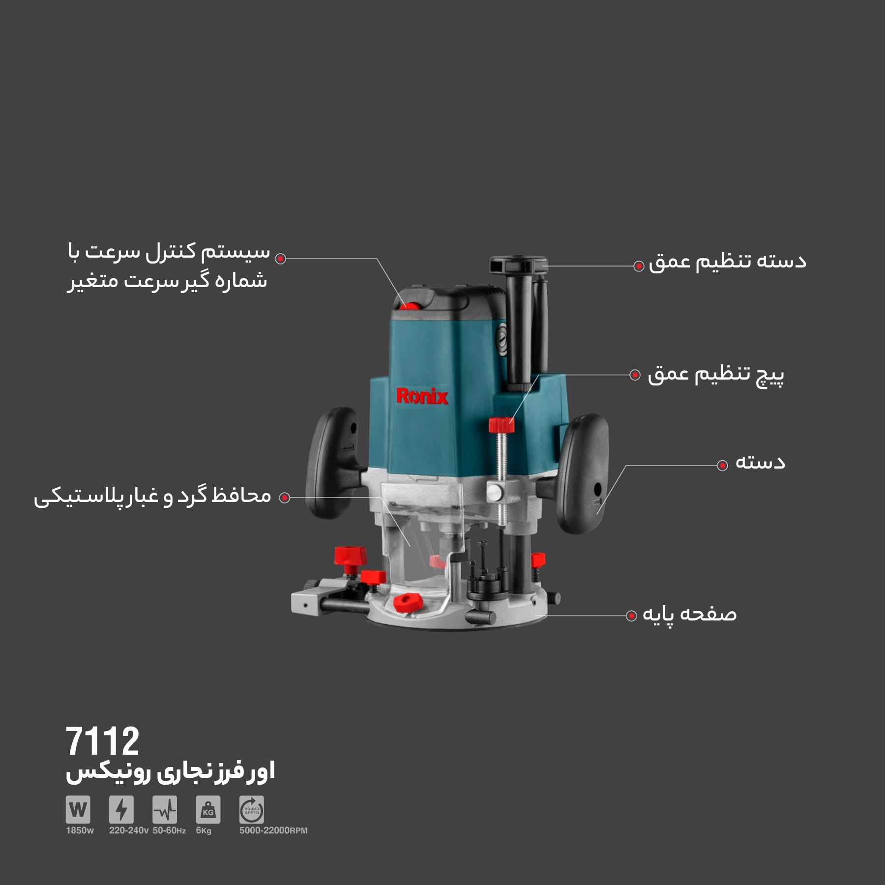 اور فرز نجاری رونیکس مدل 7112RH