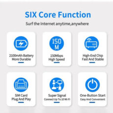 مودم 3G/4G قابل حمل مدل MF800-E