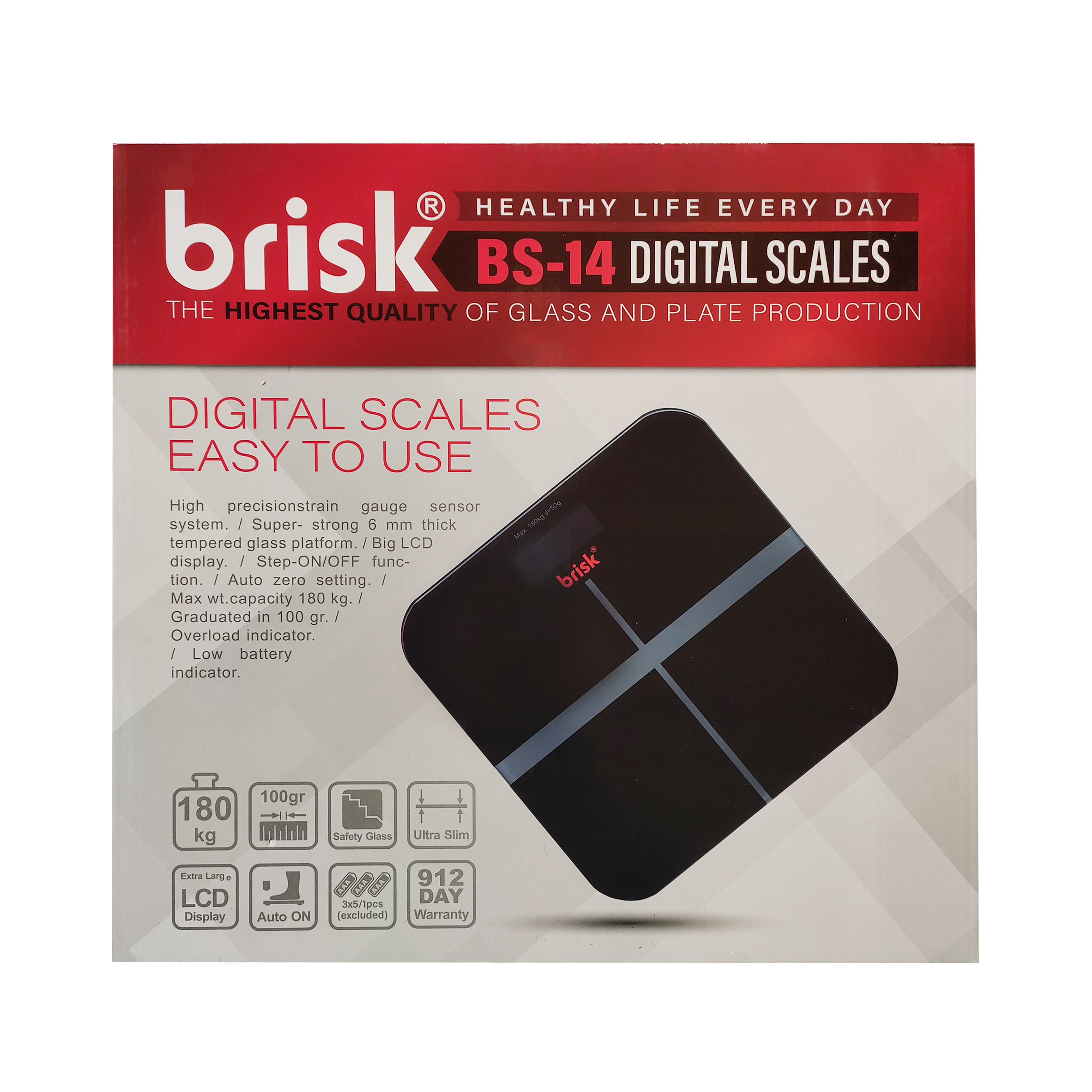 ترازو دیجیتال بریسک مدل BS14