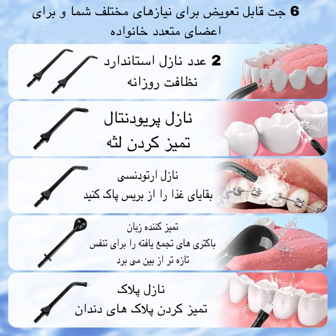 دستگاه شست و شوی دهان و دندان مدل A0W09