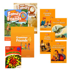 کتاب Family and Friends 4 اثر Naomi Simmons انتشارات آکسفورد 8 جلدی