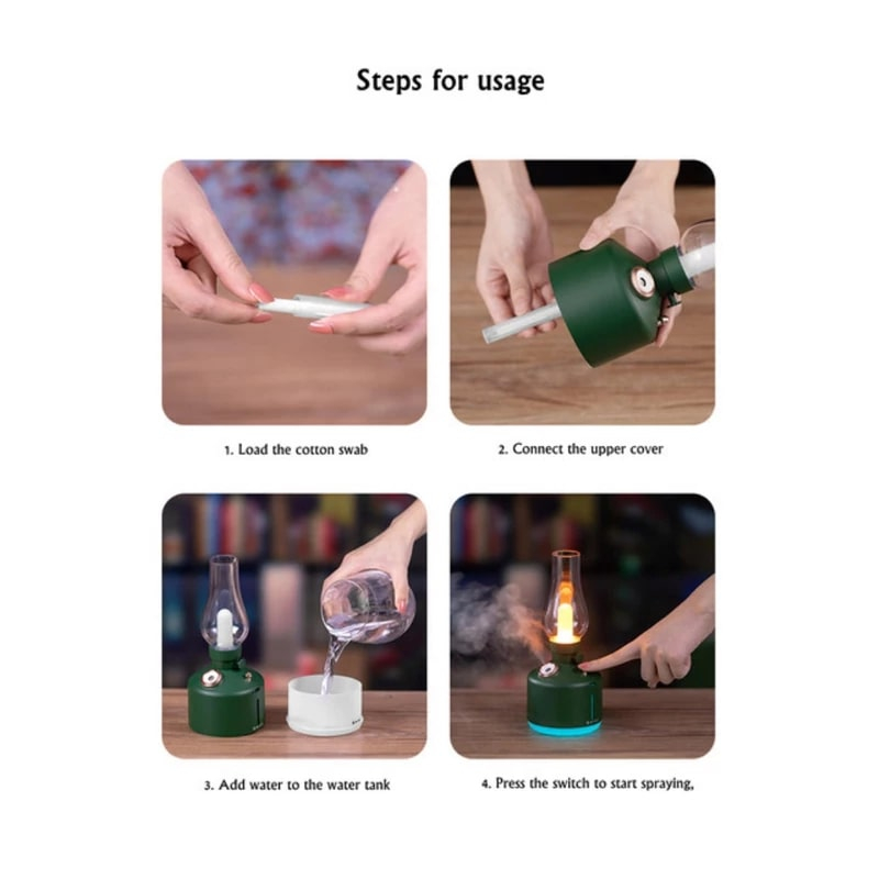 دستگاه بخور و رطوبت ساز سرد مدل فانوس کد 1111