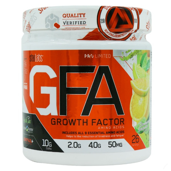 پودر جی اف ای گروث فکتور با طعم لیموناد  استارلبز نوتریشن - 403 گرم