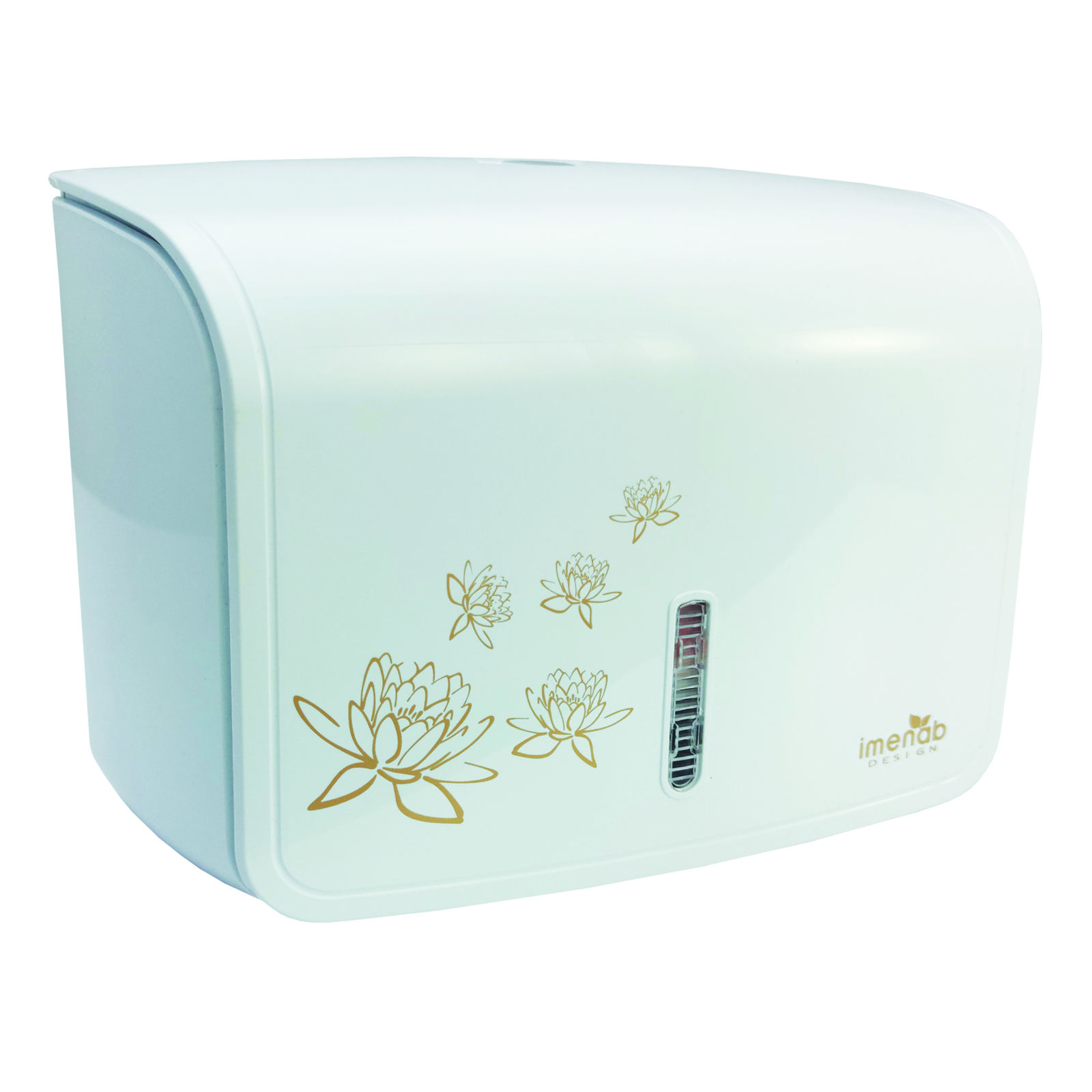 پایه رول دستمال کاغذی ایمن آب طرح نیلوفر مدل ورونا