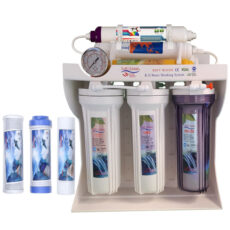 دستگاه تصفیه کننده آب سافت واتر مدل hajibashi-x700 به همراه فیلتر تصفیه آب کد 02 مجموعه 3 عددی