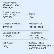 ماساژور زانو مدل MDHL-MD-072 مجموعه 2 عددی