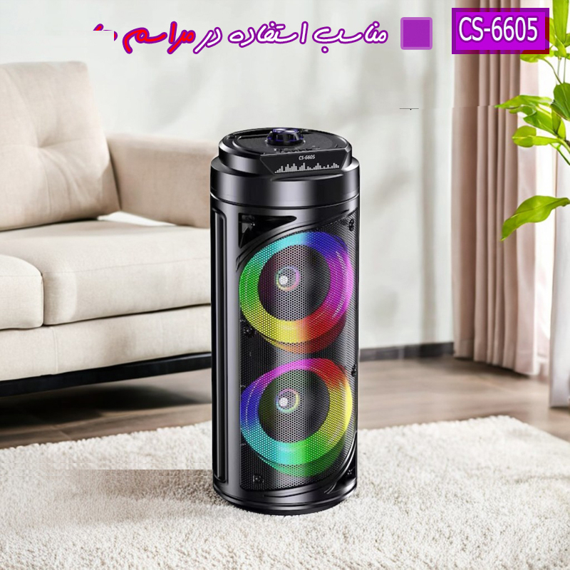 اسپیکر بلوتوثی قابل حمل مدل CS-6605