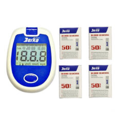 دستگاه تست قند خون درکا مدل D110071 به همراه نوار تست قند خون بسته 200 عددی