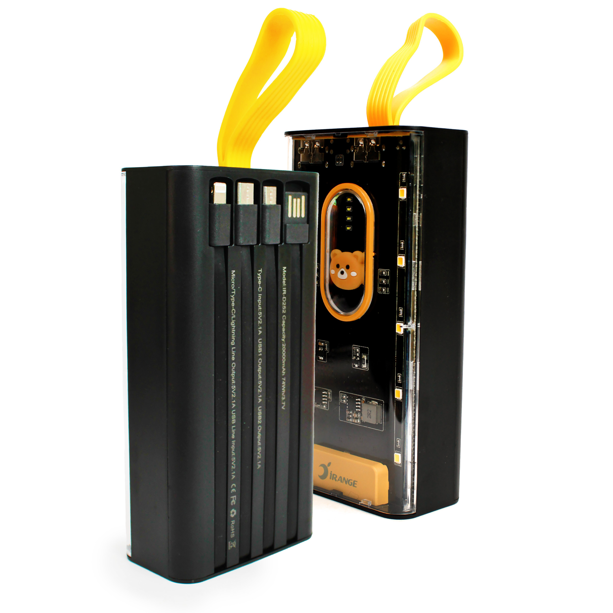 پاوربانک 22.5 وات آیرنج مدل IR - D253 ظرفیت 10000 میلیآمپرساعت