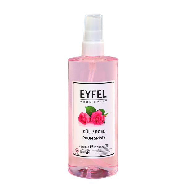 اسپری خوشبو کننده هوا ایفل مدل گل رایحه رز حجم 400 میلی لیتر