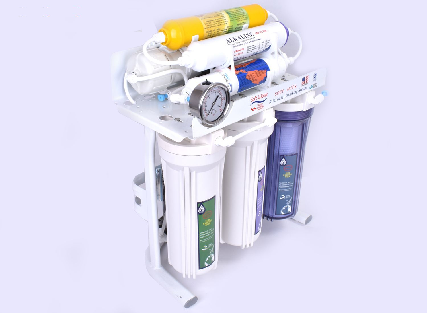 دستگاه تصفیه آب خانگی سافت واتر مدل RO8_OX