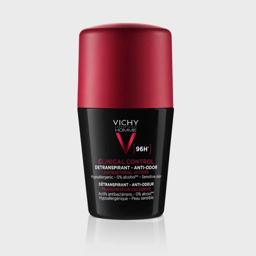 رول ضد تعریق ویشی مدل CLINICAL CONTROL 96H حجم 50 میلی لیتر