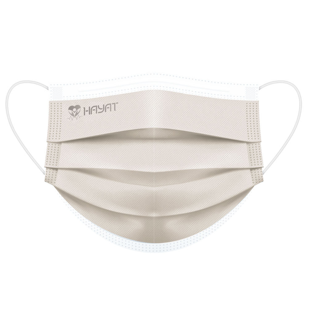 ماسک تنفسی حیات پوشش پاک مدل سه لایه مجموعه 100 عددی